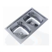 Carysil Elegance Double Bowl SS-304 Kitchen Sink - Matt Finish
