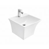 Cera Chamber One Piece Wash Basin with Integrated Pedestal 440 x 440 x 345 mm