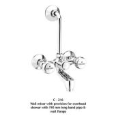ESS ESS Croma Wall Mixer With Provision For Overhead Shower