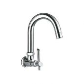 Hindware Immacula Sink Cock With Normal Swivel Spout & Wall Flange (Wall Mounted)