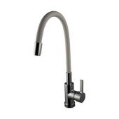 Hindware Single Lever Sink Mixer With Flexible Spout (White)