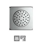 Jaquar Body Shower Wall Mounted 100X100Mm Square Shape (Abs Chrome Plated Face Plate) With Rubit Cleaning System