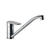 Jaquar Lyric Single Lever Sink Mixer With Swinging Spout (Table Mounted) With 450Mm Long Braided Hoses