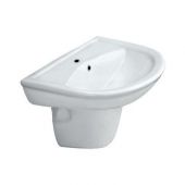 Jaquar Opal Wall Hung Basin With Half Pedestal (OPS-WHT-15801 + OPS-WHT-15305)