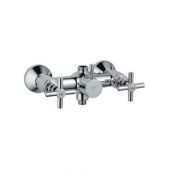 Jaquar Solo Exposed Wall Mixer With Provision For Overhead Shower & Hand Shower With Connecting Legs & Wall Flanges
