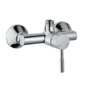 Jaquar Solo Single Lever Exposed Shower Mixer With Provision For Connection To Exposed Shower Pipe With Connecting Legs & Wall Flanges
