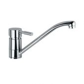 Jaquar Solo Single Lever Sink Mixer With Swinging Spout (Table Mounted) With 450Mm Long Braided Hoses