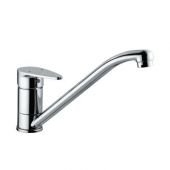 Jaquar Vignette Prime Single Lever Sink Mixer With Swinging Spout (Table Mounted) With 450Mm Long Braided Hoses Chrome