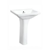 Parryware Qube X Wash Basin with Full Pedestal