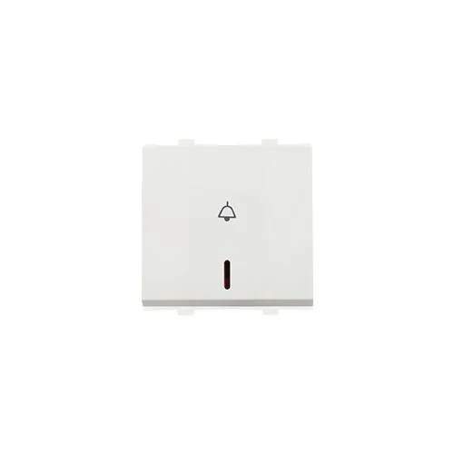 Anchor Penta Modular 10A Bell Push Switch with Neon 2M White