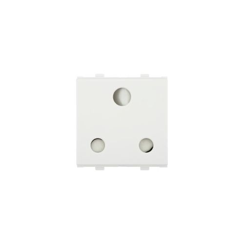 Anchor Penta Modular 2M 16A 3 Pin Socket ISI White