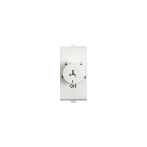 Anchor Penta Modular 1M 100W Tiny Fan Regulator White