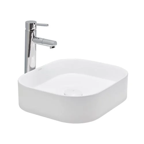 Cera Catmin Table Top Thin Rim Wash Basin Snow White-S2020157