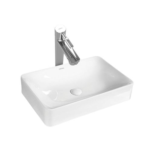 Cera Ceona Table Top Wash Basin Snow-White