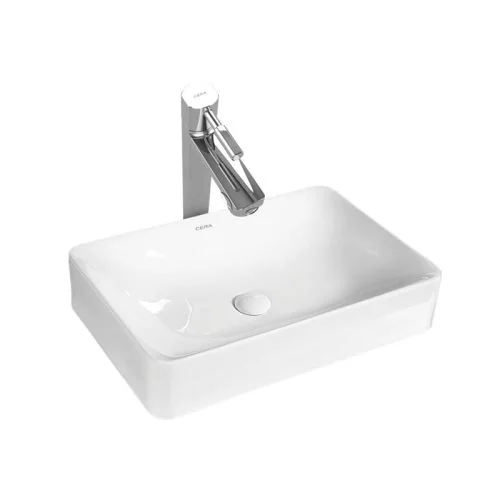Cera Ceona Table Top Wash Basin Snow-White