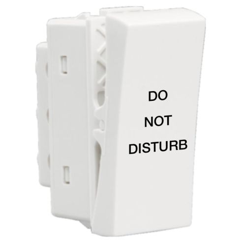 Crabtree Athena Do Not Disturb Switch Two Way Chalk White