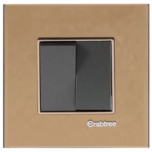 Crabtree Signia Grande Copper Mirror Glass Outer Plate