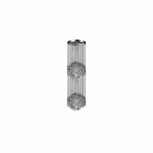 Jaquar 2 Tier Metal string with Chrome finishing Ceiling Light (DCL-CHR-MD400500636C)