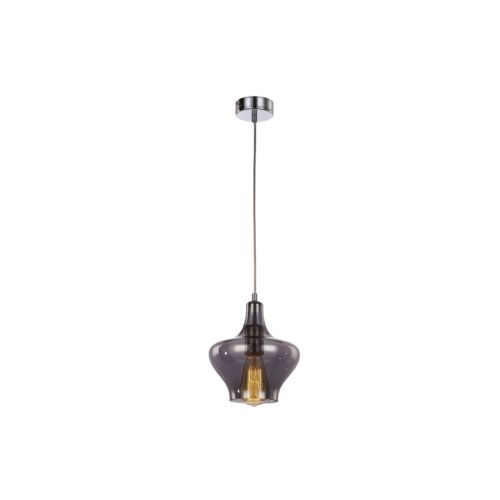 Jaquar 1 LT Smoky Glass with Chrome finishing Pendant  (DPN-CHR-MD150031291B)