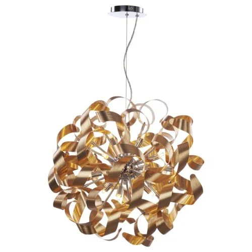 Jaquar 12 LT Aluminium curved strips with Rose Gold finishing Pendant (DPN-RDG-MD501001512C)