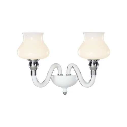 Jaquar 2 LT White Pitcher Glass with White Finishing Wall Lamp (DWL-WTC-MB150300082A)