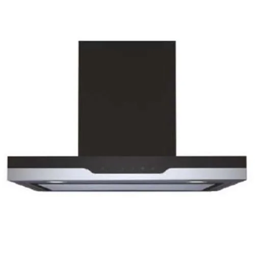 Elica METEORITE EDS HE LTW 90 NERO T4V LED Wall Mounted Chimney-Black