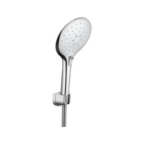 ESS ESS Shower 4" Hs Round, Easy Click 3F With 1.5 Mtr Flex Tube & Hook