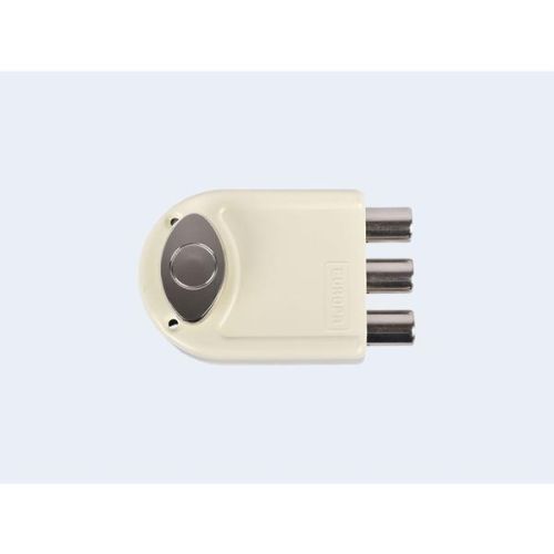 Europa Main Door Lock (IN) Ivory Nickel 8113