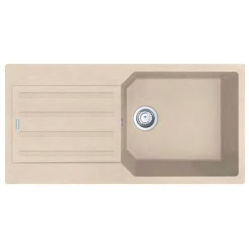 Franke UBG 611-86 Quartz Single Bowl Kitchen Sink with Drainboard Oatmeal