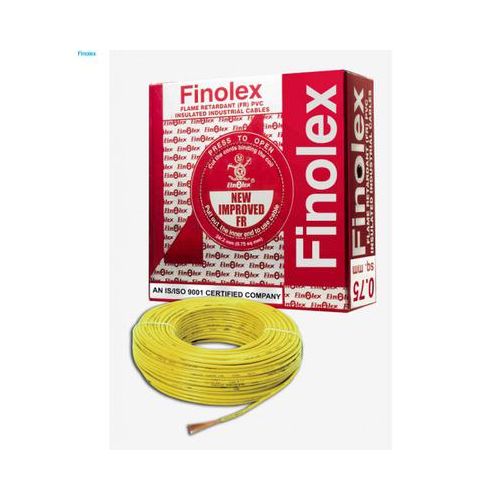 Finolex Electrical Cable 1 sqmm Yellow 90 mtrs