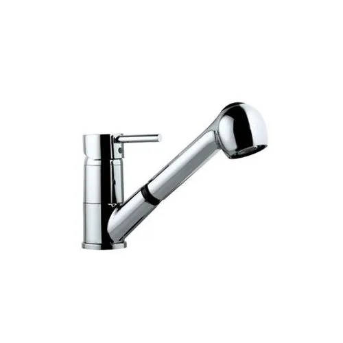 Jaquar Florentine Single Lever Deck Mounted Pull Out Sink Mixer Dual Flow With 450mm Long Braided Hoses