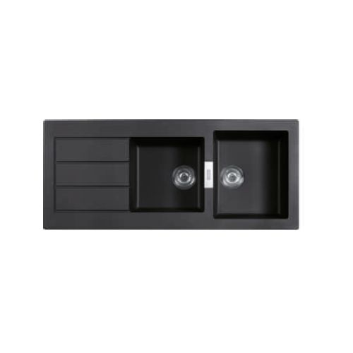 Franke Tectonite 621 1160x500 Carbon Black Kitchen Sink