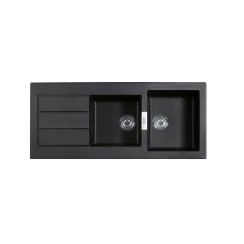 Franke Tectonite 621 1160x500 Carbon Black Kitchen Sink