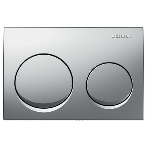 Geberit Alpha 25 Actuator Plate Round Matt Chrome 115.040.46.3