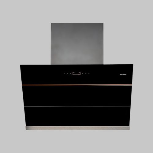 Hafele Aella 90 Angled Wall Mounted BLDC Motor Filterless Hood