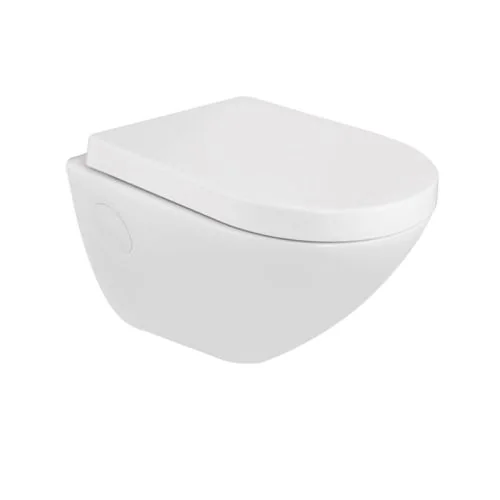 Hindware Elegance Wall Mounted Closet Star White 20109 (P-22.5)
