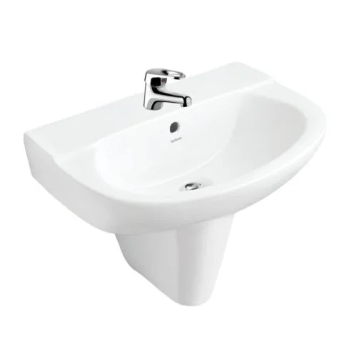 Hindware Mario  Pedestal Basin Starwhite (10087 + 11027)