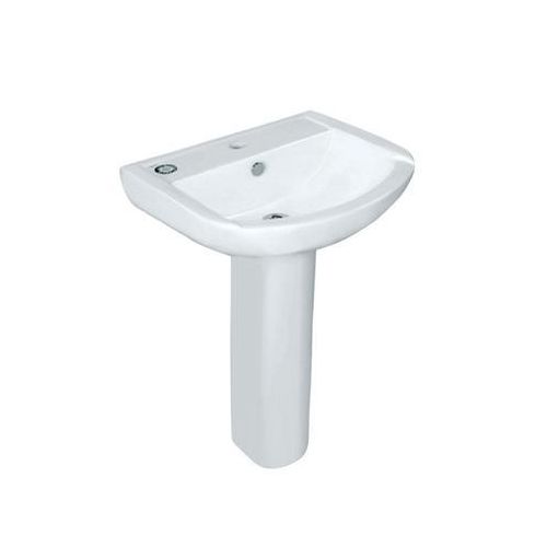 Jaquar Aria Wall Hung Basin With Full Pedestal (ARS-WHT-39801 + ARS-WHT-39301)