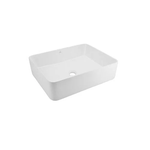 Jaquar Jdr Thin Rim Table Top Basin White Matt (JDS-WHM-25907N)