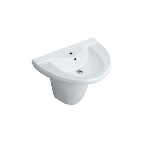 Jaquar Vignette Wall Hung Basin (VGS-WHT-81803+VGS-WHT-81307)