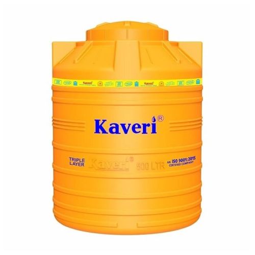Kaveri Water Tank Triple Layer Yellow 1000 Ltr