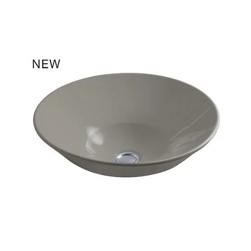 Kohler Conical Bell Vessel Lavatory Without Faucet Hole Cashmere (K-2200In-K4)