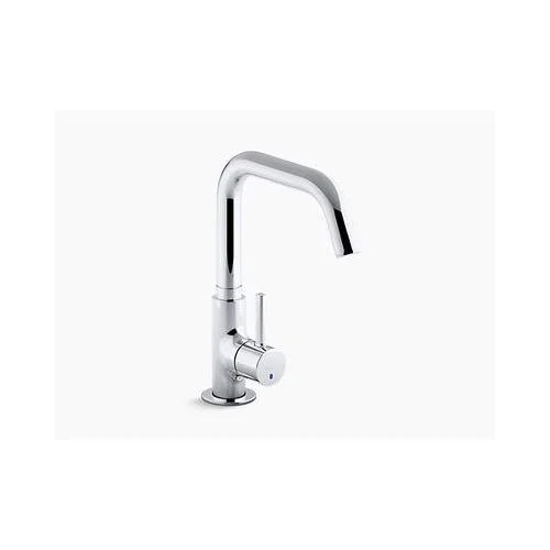 Kohler Cuff Single Handle Deck Mount Cold-Only Kitchen Faucet Polished Chrome (K-37313In-4-Cp)