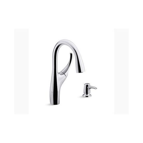Kohler Mazz Pulldown Kitchen Faucet Polished Chrome (K-72511In-Sd-Cp)