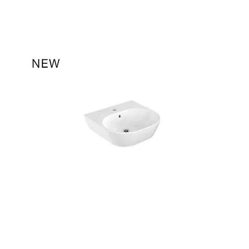 Kohler Span Round Wall Mount Lavatory (Small) With Half Pedestal White (K-24560In-0)