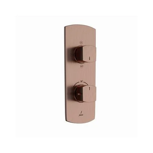 Jaquar Kubix Prime Aquamax Concealed Thermostatic Shower Mixer With 3Way Diverter Antique Copper
