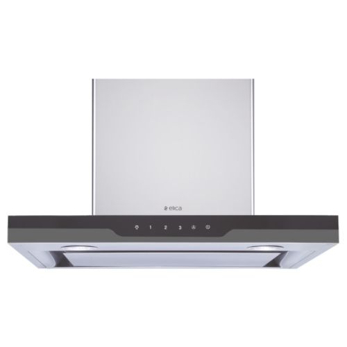 Elica METEORITE EDS HE LTW 60 NERO T4V LED Wall Mounted Chimney-Stainless Steel