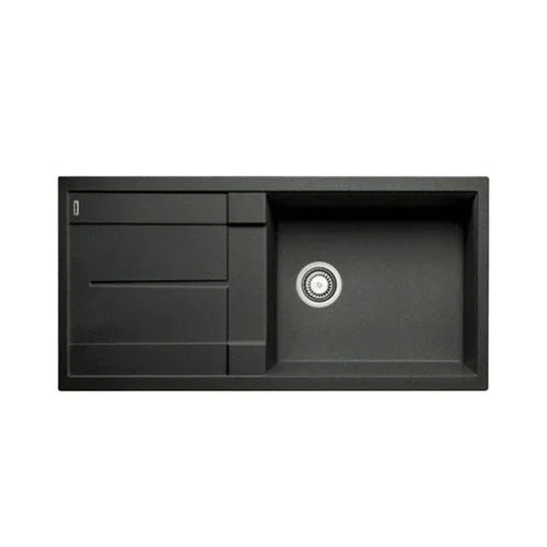 Hafele Blanco Metra XL 6S Anthracite Single Bowl Kitchen Sink with Drain