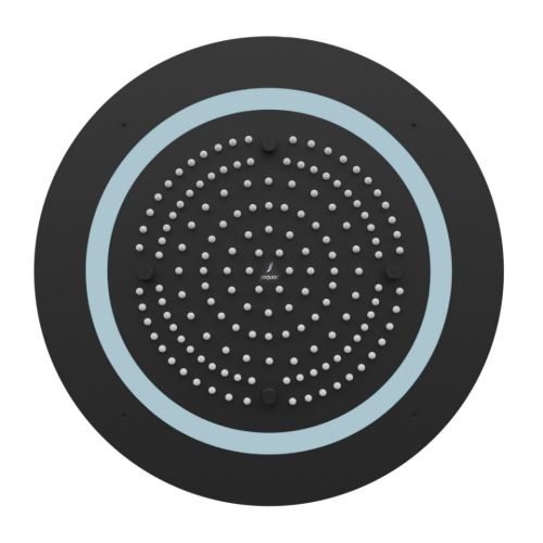 Jaquar Duoflo Shower 450 mm Round Black Matt OHS-BLM-1675