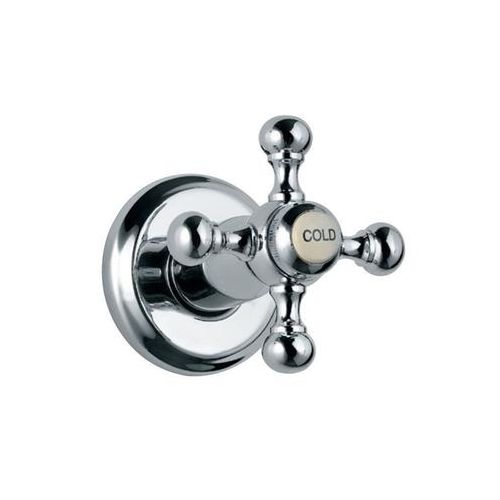 Jaquar Queens Exposed Part Kit Of Concealed Stop Cock & Flush Cock With Fitting Sleeve, Operating Lever & Adjustable Wall Flange With Seal